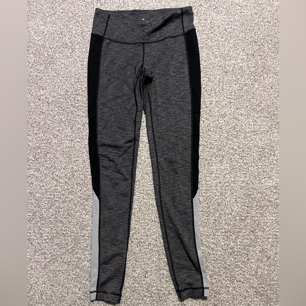 Athleta Gray and Black Leggings
